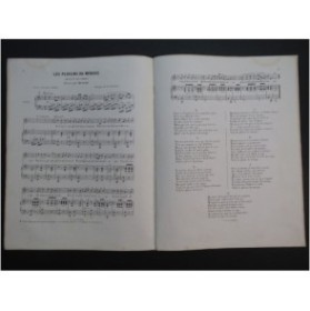DELISLE Charles Les Plaisirs du Ménage Chant Piano ca1865