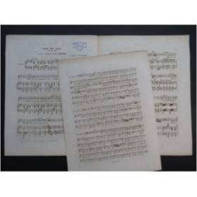 DASSIER Ernest Loin du Pays Chant Piano ca1850