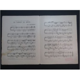 MALDEREN ED. V. Le Tango du Rêve Piano 1919