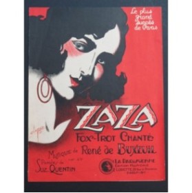 DE BUXEUIL René Zaza Piano 1923