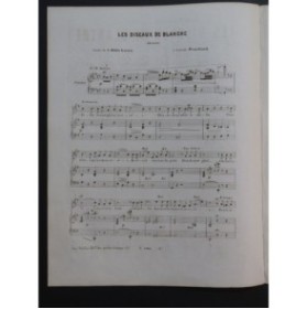 HENRION Paul Les Oiseaux de Blanche Chant Piano ca1850