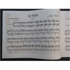MÉTRA Olivier La Vague Piano 4 Mains ca1878
