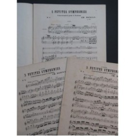 DANCLA Charles Trois Petites Symphonies Piano 2 Violons ca1870