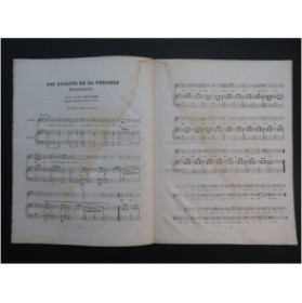 BRUGUIÈRE Edouard Les Enfants de la Fermière Piano Chant 1834