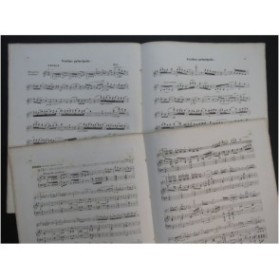 DAVID Ferdinand Concert No 4 op 23 Piano Violon ca1849
