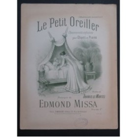MISSA Edmond Le Petit Oreiller Chant Piano
