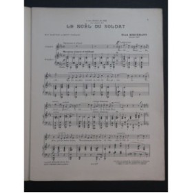 HIRCHMANN Henri Noël du Soldat Chant Piano 1915