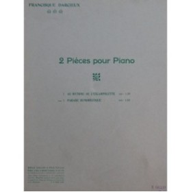 Darcieux Francisque Parade Humoristique Piano