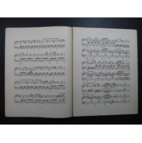 LISZT Franz Choeur de Fileuses Wagner Piano XIXe