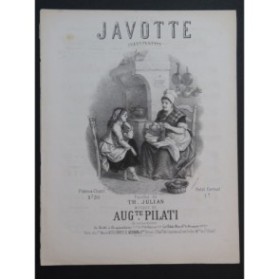 PILATI Auguste Javotte Chant Piano ca1875
