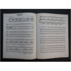 PILATI Auguste Javotte Chant Piano ca1875