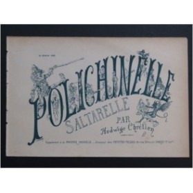 CHRÉTIEN Hedwige Polichinelle Piano 1902