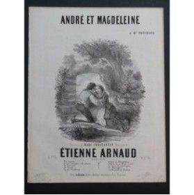 ARNAUD Étienne André et Magdeleine Chant Piano XIXe siècle