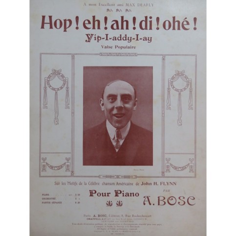 BOSC A. Hop! Eh! Ah! Di! Ohé! Piano 1909