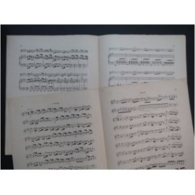ALARD Delphin Fantaisie sur La Fille du Régiment Donizetti Violon Piano 1893