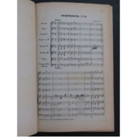 HAYDN Joseph Symphonie No 88 G Major Orchestre ca1840