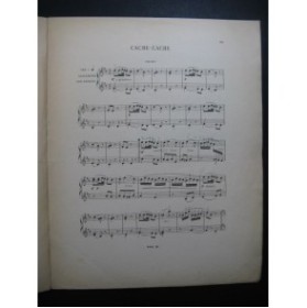 THOMÉ Francis Cache-Cache Piano 4 mains XIXe