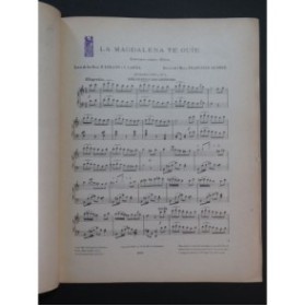 ALONSO Francisco La Madgalena te guie Opérette Chant Piano 1921