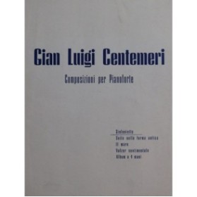 CENTEMERI Gian Luigi Sinfonietta Dédicace Piano 1952
