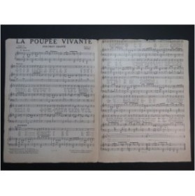 PENSO La Poupée Vivante Chant Piano 1924