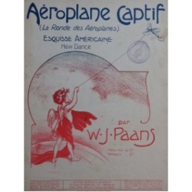 PAANS W. J. Aéroplane-Captif Piano 1909