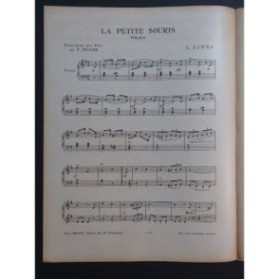 ZIWÈS A. La Petite Souris Piano 1914
