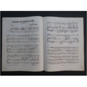 DASSIER Alfred Craignez de perdre un jour Chant Piano ca1872