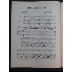 SERVEL Edmond Indiana Chant Piano ca1895