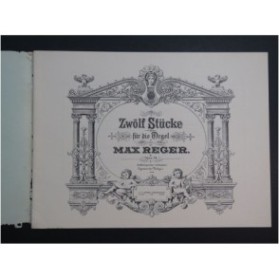 REGER Max Orgelstücke op 59 Heft 1 Pièces pour Orgue
