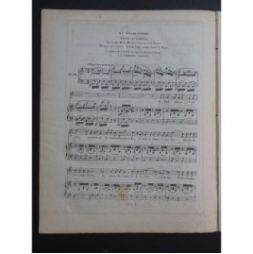ANDRADE Auguste La Magicienne Piano Chant 1835