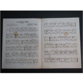WALLERSTREIN A. Un Premier Amour Chant Piano ca1845