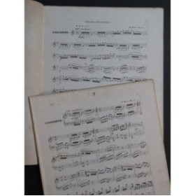 DAVID Ferdinand Concerto op 10 Piano Violon ca1840
