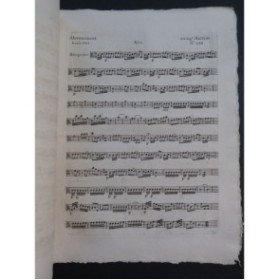 MARTINI G. B. La Cara sposina da sera a matina Chant Orchestre 1791