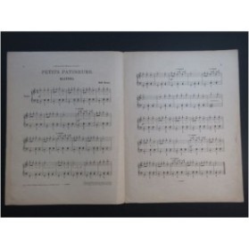 BRUSA Noël Petits Patineurs Piano 1901