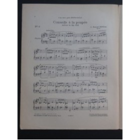 BONNAL J. Ermend Conseils à la poupée Piano 1909