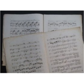 OSBORNE BÉRIOT Duo Brillant sur La Favorite Piano Violon ca1840