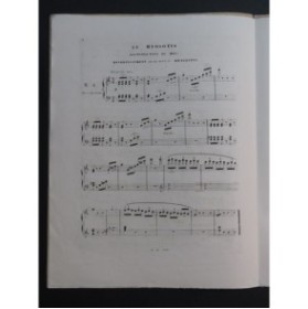 CONCONE Joseph Le Langage des Fleurs Le Myosotis Piano ca1847