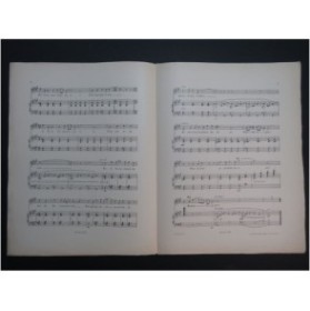 SAINT-SAËNS Camille Au Cimetière Chant Piano