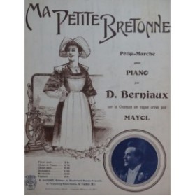 BERNIAUX Désiré Ma Petite Bretonne Piano 1908