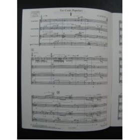 SCELSI Giacinto Tre Canti Popolari Chant 1987
