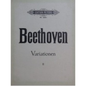 BEETHOVEN Variationen Variations II Piano