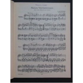BEETHOVEN Variationen Variations II Piano