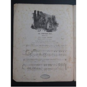 DUCHAMBGE Pauline Le Couvre-Feu Chant Piano ca1830