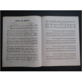 WEKERLIN J. B. Ronde du Berger Chant Piano 1877