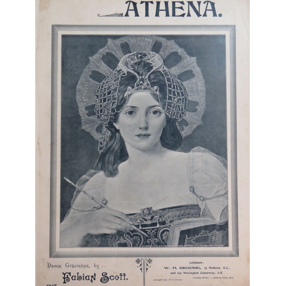 SCOTT Fabian Athena Piano 1898