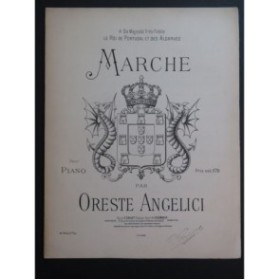 ANGELICI Oreste Marche Piano ca1900