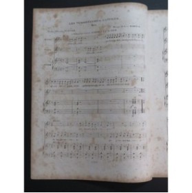 BORGÈSE Luigi Les Pensionnaires Captives Chant Piano ca1845