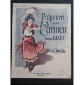 CRAMER Henri Potpourri sur Carmen de G. Bizet Piano