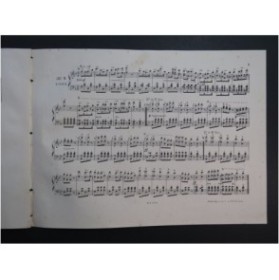 DUFFNER Auguste Quadrille des Lièvres Piano XIXe siècle