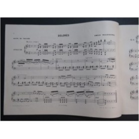 WALDTEUFEL Émile Dolorès Piano ca1890
